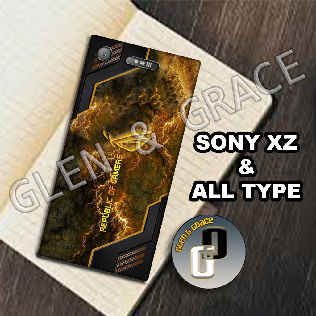 G24 - Case SONY XPERIA XZ / XZ1 / XZ2 / XZ3 - Bahan karet lentur - Motif ROG - Softcase SONY XPERIA 
