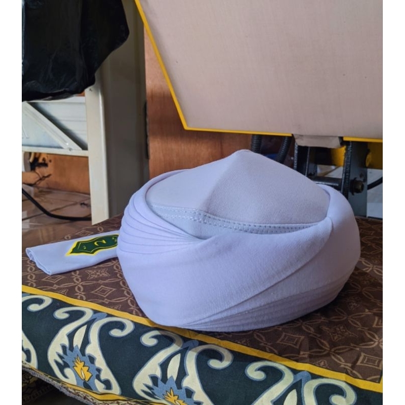 Peci/Imamah/Peci Imamah Permanen Panjang 3 Meter/Peci Sorban Imamah 4 Tingkat/Peci Imamah Permanen I