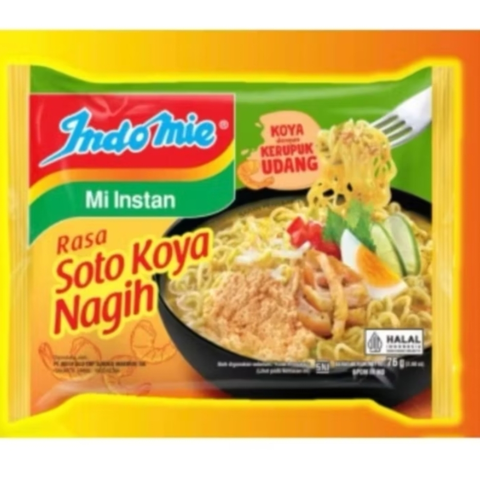 

Indomie Soto Koya Nagih – Instan Mie 75gr
