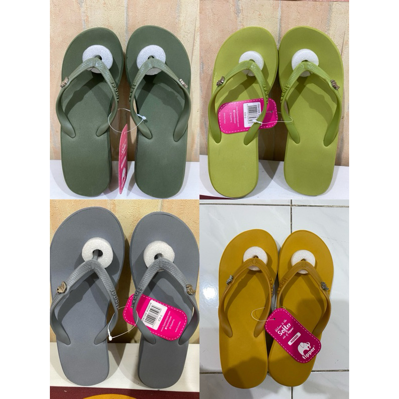 Fipper Sandal Jepit Wedges Wanita [ORIGINAL]