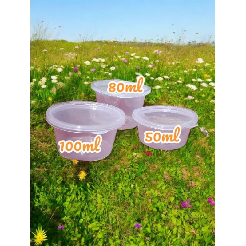 Cup Puding saus sambal Dm uk100ml.80.ml.50ml