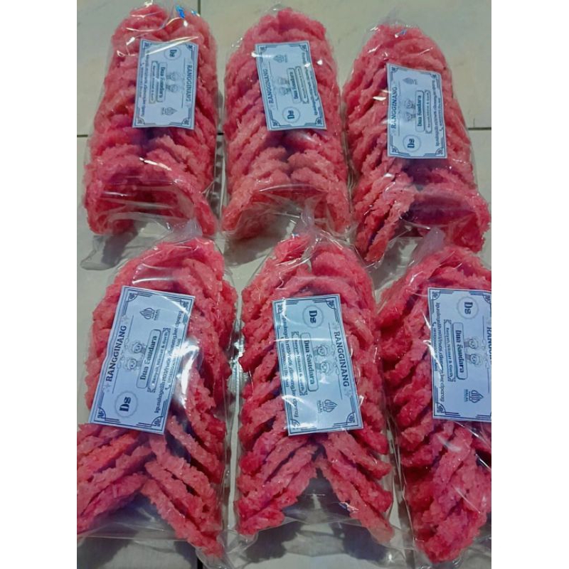 

Rangginang mentah, Rangginang ketan, rengginang siap goreng, Dua saudara 1bks=1/2kg