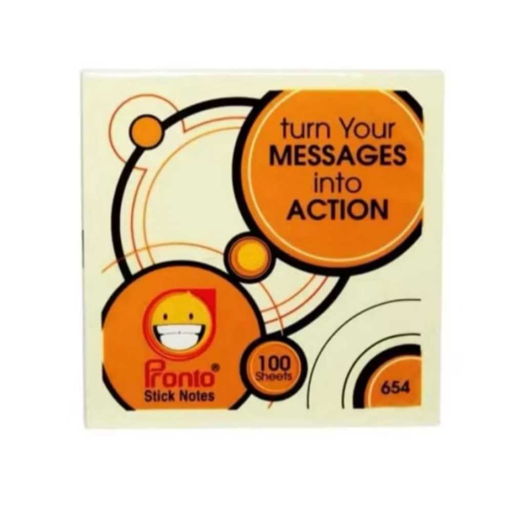 

STICKY NOTES PRONTO 654 76 X 76 /MEMO STICK PRONTO