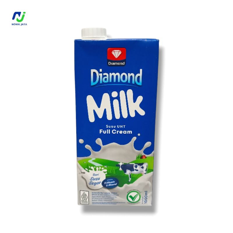 

( READY STOK ) Diamond Milk Susu UHT Full Cream 1000ml - DARI SUSU SEGAR