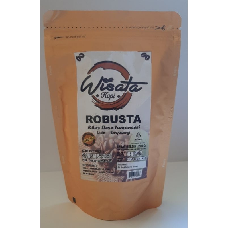 

Kopi bubuk Robusta 100gr khas desa tamansari "wisatakopi
