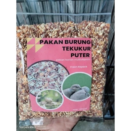 Pakan Racik Burung Tekukur Dekukur Puter Perkutut