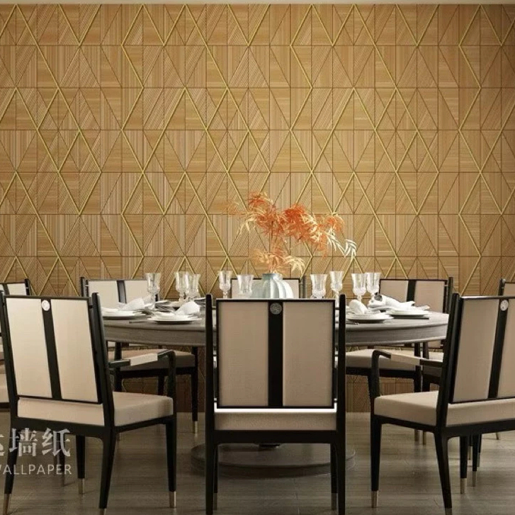 WALLPAPER STIKER DINDING KRAMIK KUNING BARU