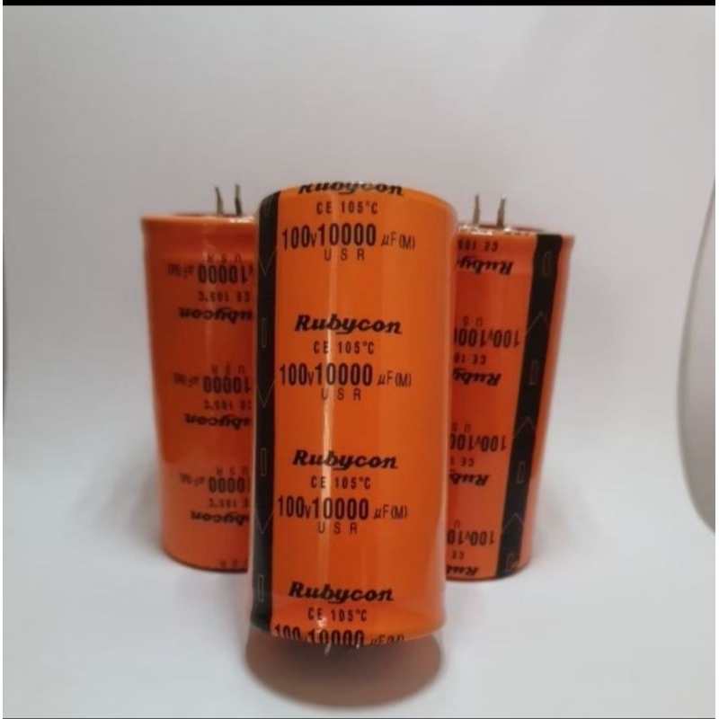 Elco 10000uf/100v Rubycon Orange