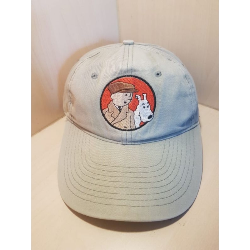 Topi Vintage Tin-Tin setelan reel