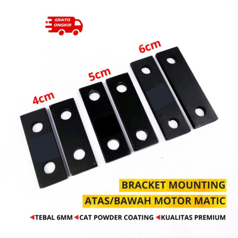 Breket Mounting Atas  Bawah Motor Matic / Breket Mounting Beat Scoopy Vario Genio PCX