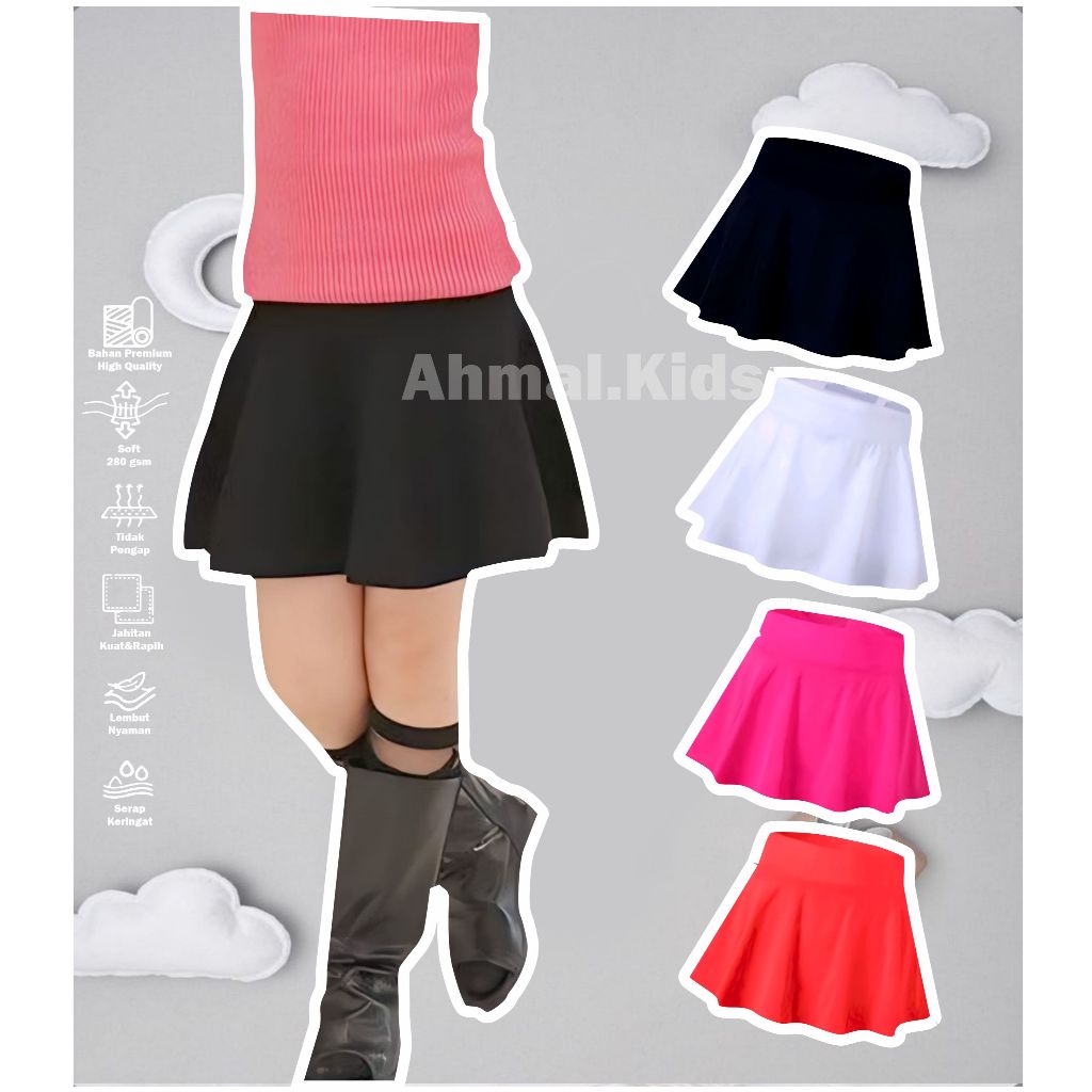 Rok Anak Terbaru Viral Rok Anak Pendek Rok Payung 1-10 Tahun Scuba Yang Lagi Viral Rok Anak Perempua
