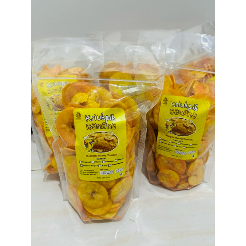 

KERIPIK PISANG TANDUK VARIAN RASA BALADO by Kriukpik Banana
