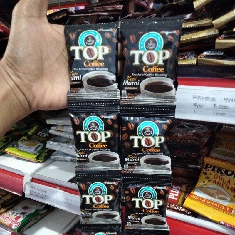 

TOP KOPI MURNI KOPI BUBUK 6 GRM X 10 SASET