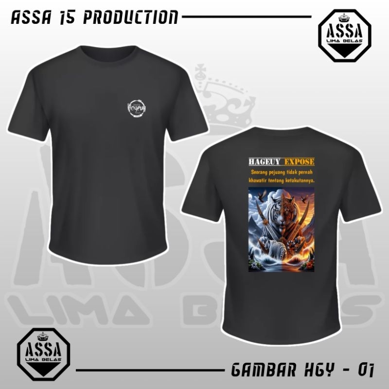 KAOS DISTRO T-shirt Nyaman Pria Dan Wanita - Bahan Katun Combed 30s, Kaos Harian, Edisi HAGEUY EXPOS