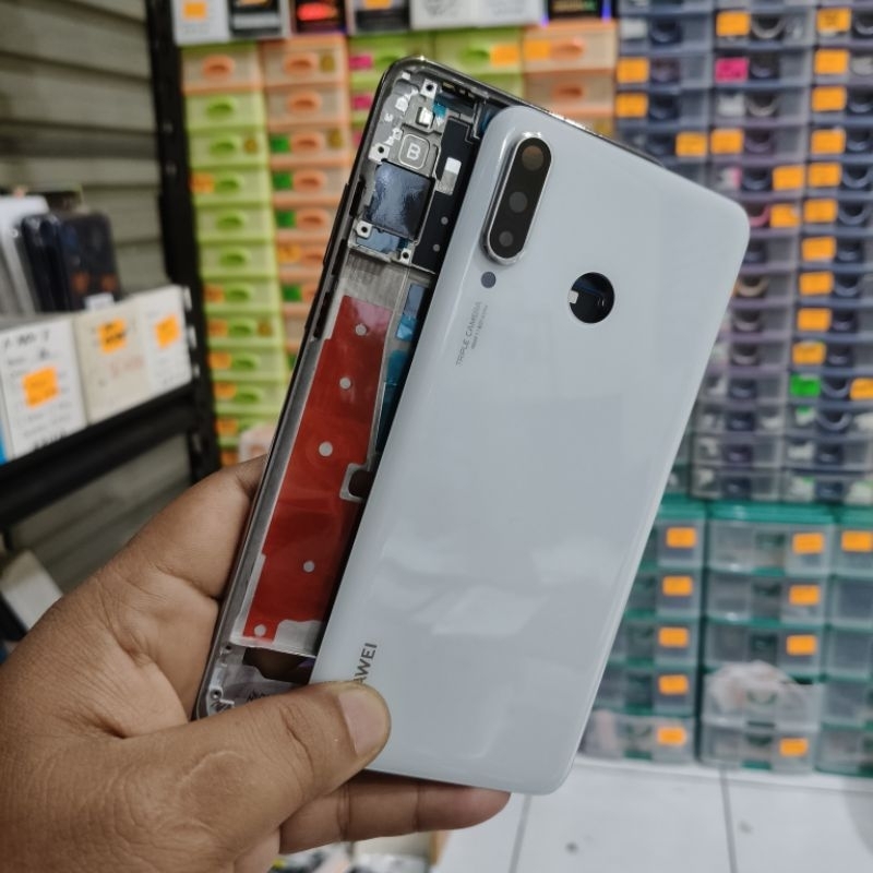 kesing housing casing Huawei p30 lite frame + backdoor + ring lensa