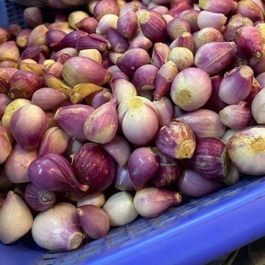 

Bawang merah kupas¼