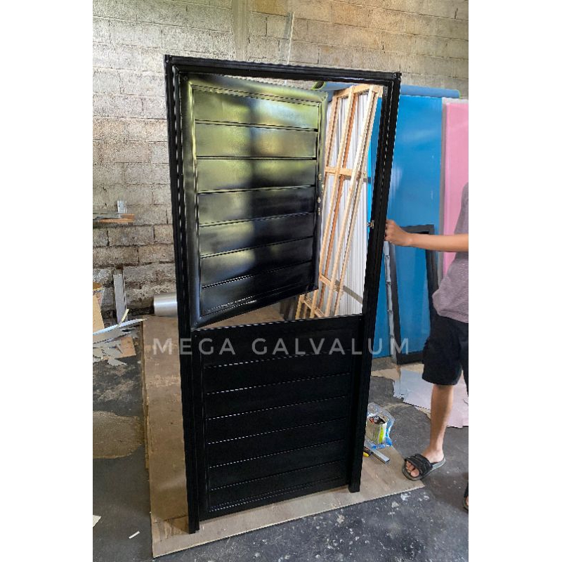 Pintu Dapur Belah | Pintu Koboi Rumah Belakang | Pintu Galvalum Bajaringan
