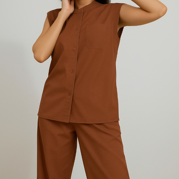 Setelan Baju Linen Wanita - One Set Linen DeAlda