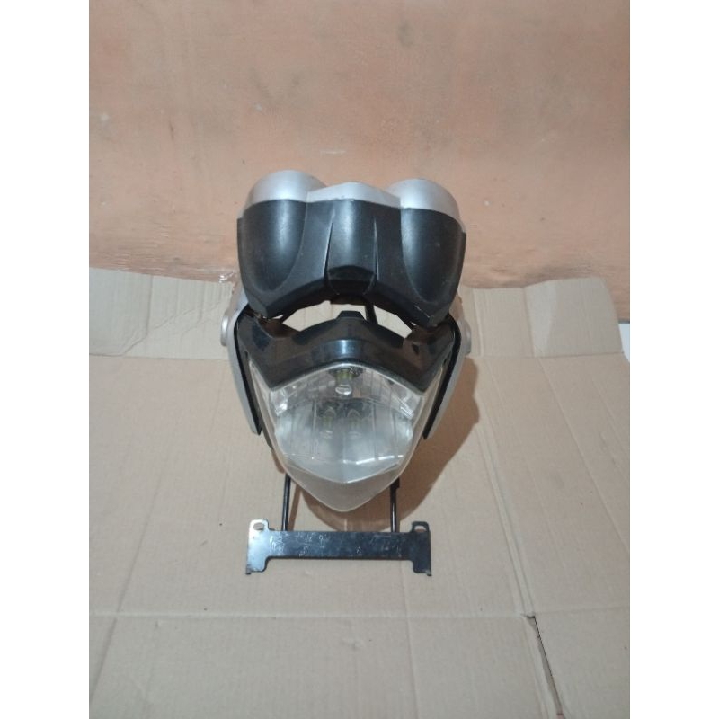 Batok lampu depan set Speedometer spidometer Vixion Old Lama Original copotan Headlamp Reflektor lam