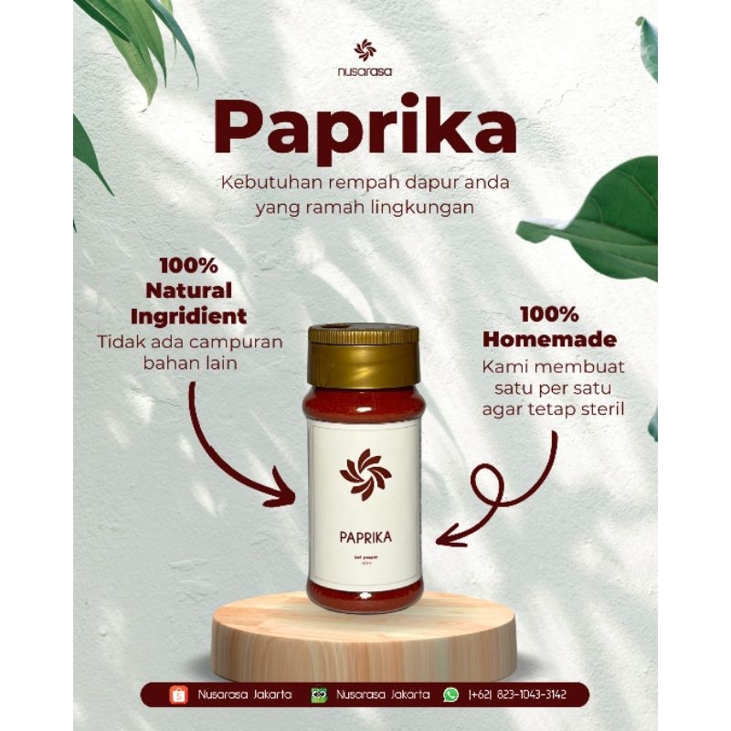

Nusarasa Paprika Powder 50 gram