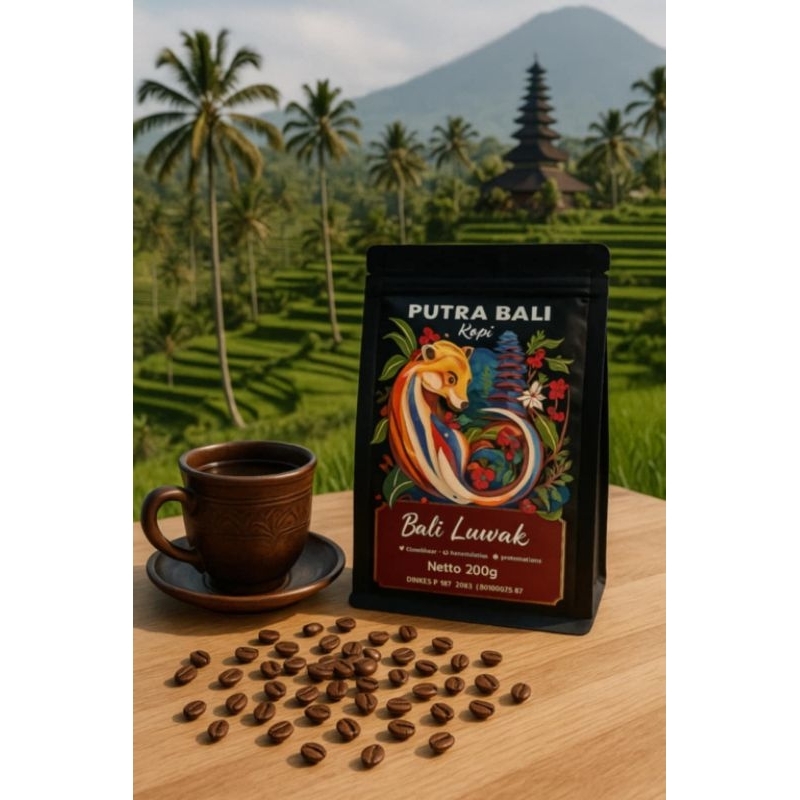 

Kopi Luwak Bali Arabica Kintamani / PUTRA BALI 100% MURNI