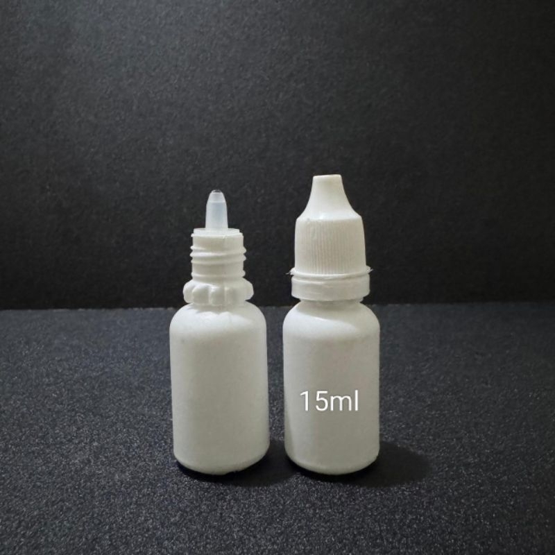 Botol tetes segel 15ml putih