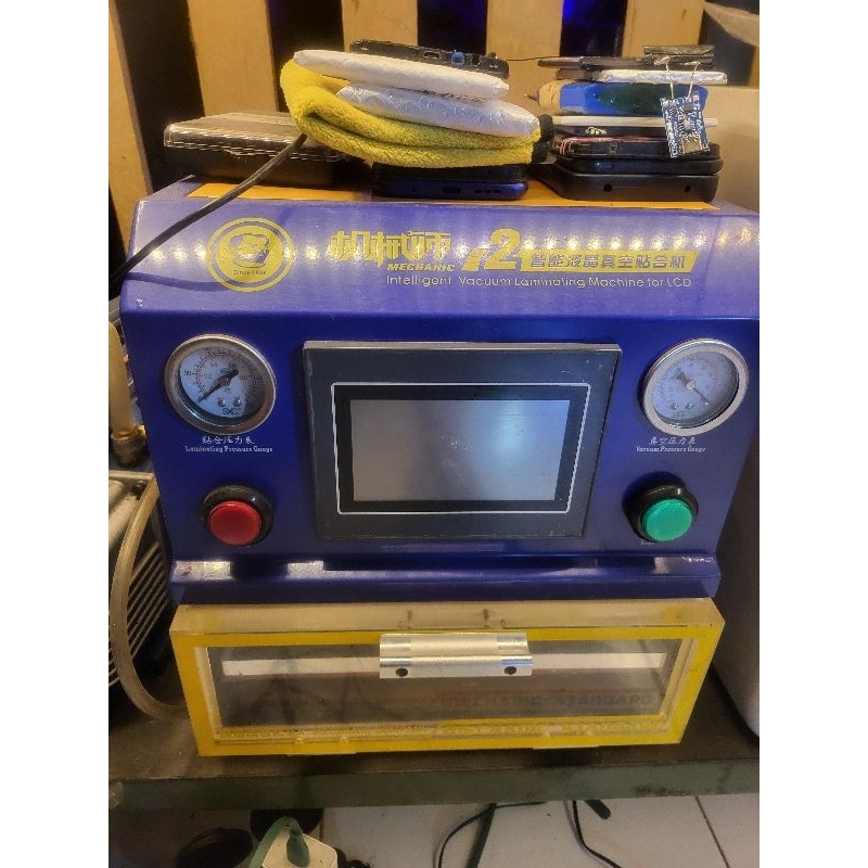 mesin laminating lcd mechanic bekas