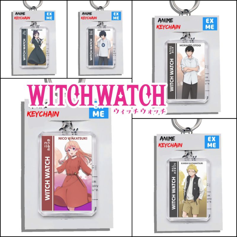 Gantungan Kunci Witch Watch - Keychain Witch Watch - Ganci Anime - Gantungan Kunci Nico Wakatsuki - 