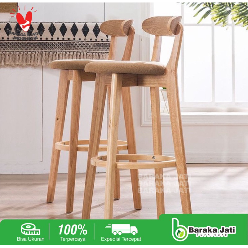 Promo kursi bar cafe sabit - kursi bar cafe - kursi mini bar sabit - kursi bar terlaris - kursi bar 