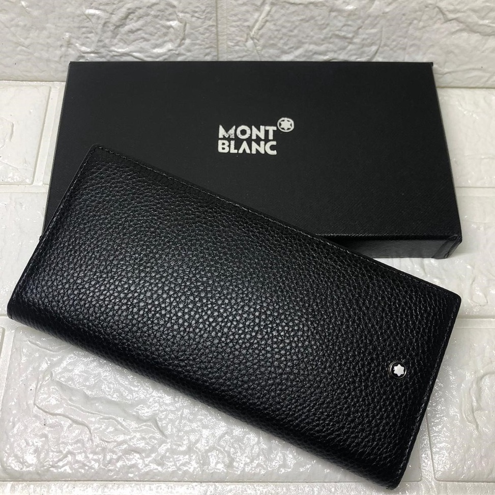 55SIAP KIRIM DOMPET PANJANG MONT BLANC UNISEX PRIA WANITA  DOMPET KULIT ASLI  DOMPET PANJANG IMPORT 