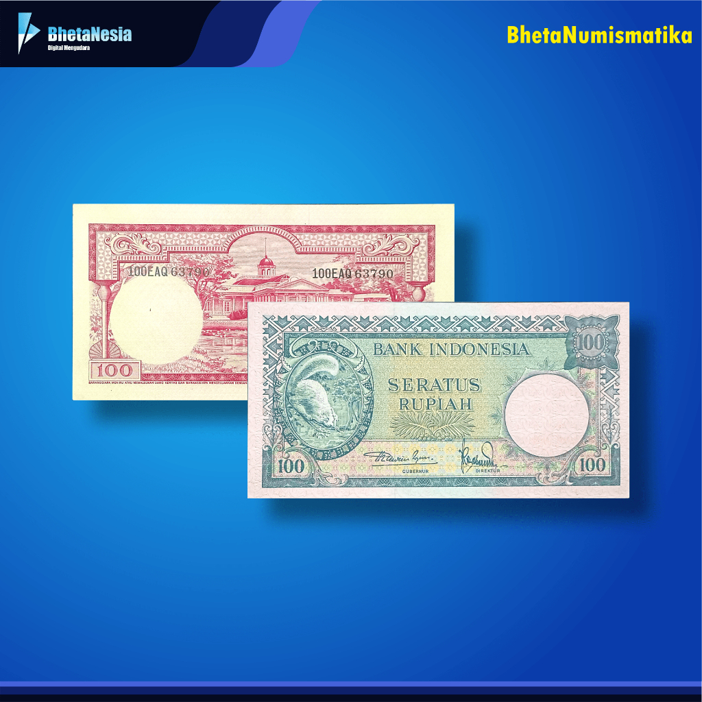Uang Kuno 100 Seri Hewan Tahun 1957 (UNC, aUNC, AU)