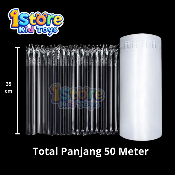 

1S [COD] Poly Air Bubble Wrap Infaltable Bag 35 Cm x 50 Meter, 40 Cm x 50 Meter, 50 Cm x 50 Meter- Plastik Air Bag Roll Cushion - Bubble Packing Anti Pecah