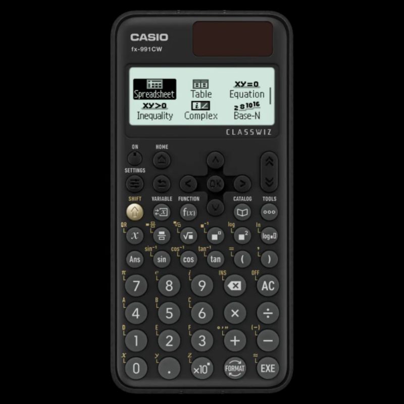 

Kalkulator Casio FX 991 CW original 100 % Asaba Hitam