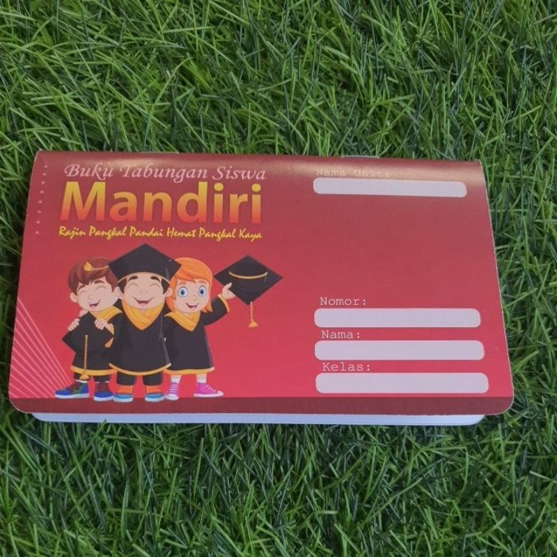 

Buku Tabungan Siswa Mandiri | Merah | Lux