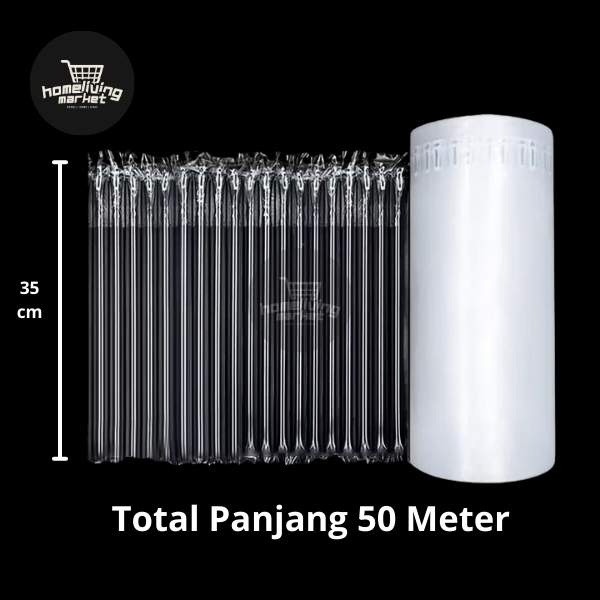 

HLM [COD] Airtube Bubble Wrap Poly Air 5 Meter - Pelindung Barang - Bubble Wrap - Anti Pecah