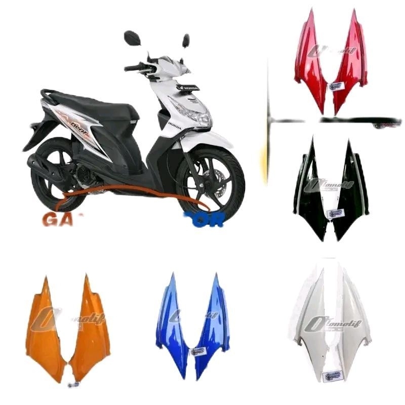 Cover body belakang kiri kanan beat karbu