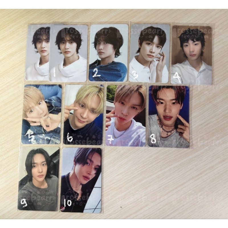 [OFFICIAL] PHOTOCARD TC SG24 RIIZE ANTON SHOTARO SUNGCHAN WONBIN POB EVERLINE | LD QQ SILVER LOVE 11