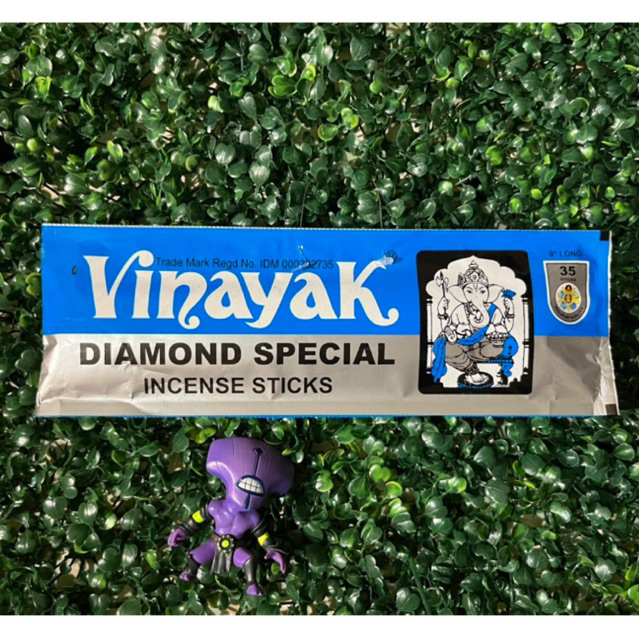 Dupa Hio Vinayak Pouch isi 35 batang | Dupa India Vinayak Plastik Biru