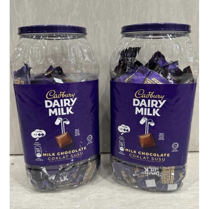 

Cadbury Dairy Milk Neaps Jar (405 gr) | Cadbury Dairy Milk Chocolate Chunks | Cokelat Chunks