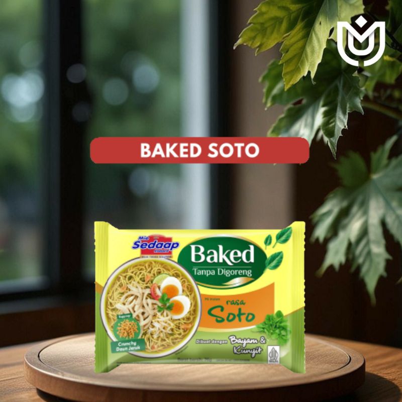 

Mie sedaap baked mie bayam kuah soto