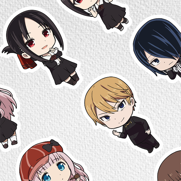 

[ VINYL & CHROMO 7 CM] ANIME cetak stiker Game/STIKER MURAH TEMA ANIME KAGUYA -SAMA LOVE IS WAR /murah/stiker medium