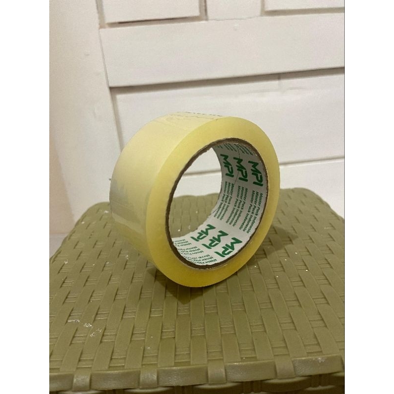 

Lakban Bening Master Pack Indonesia Ekonomis 45mm x 100yard