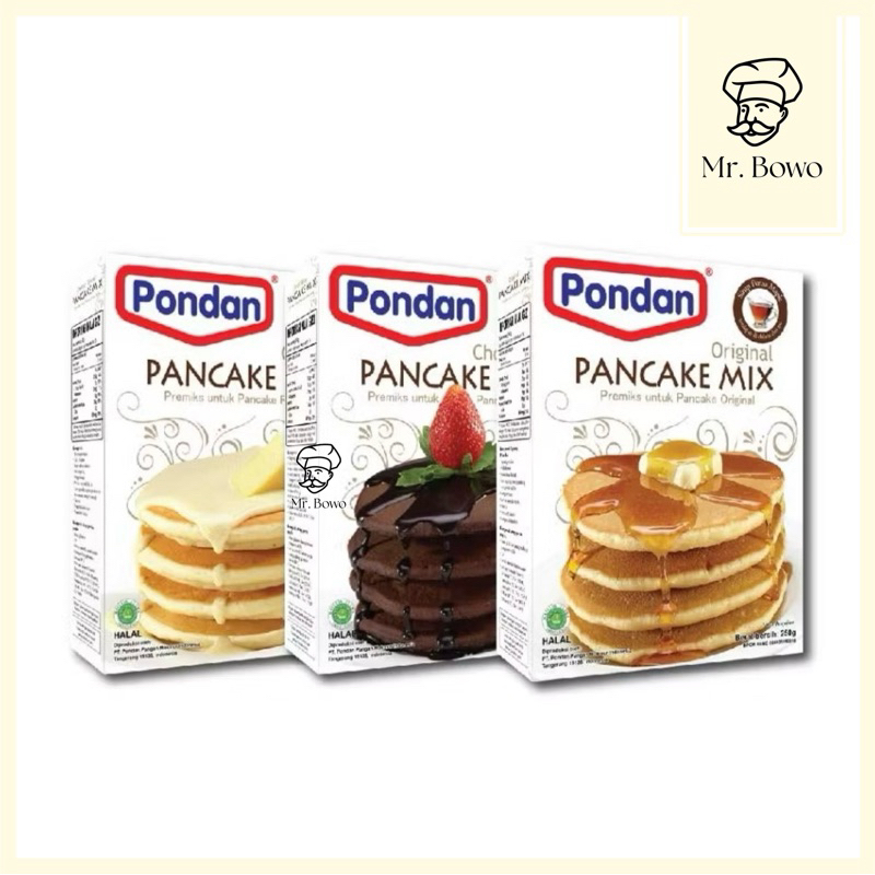

Pondan Pancake Mix (250g) (3 Varian Rasa)