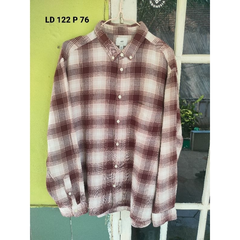 KEMEJA FLANEL H&M