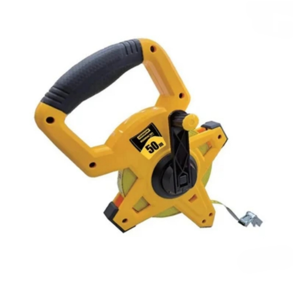 Meteran Gulung Krisbow Measuring Tape Fiberglass Meteran Tanah Dengan Panjang 50 Meter