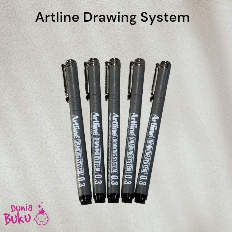 

( Eceran / Pcs ) Pulpen Menggambar Artline / ARTLINE Drawing System Pen 0.3