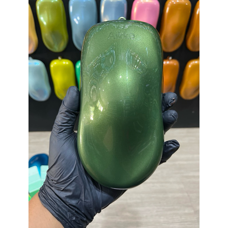 GOING GREEN METALIK 8720 K AIKKA. CAT PU WARNA HIJAU METALIK MOTOR MOBIL