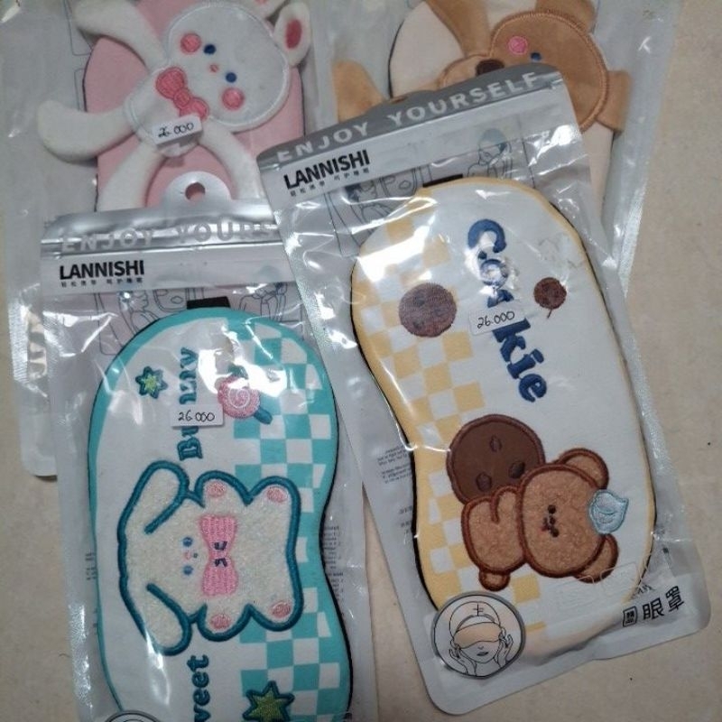 Penutup Mata Tidur karakter gel