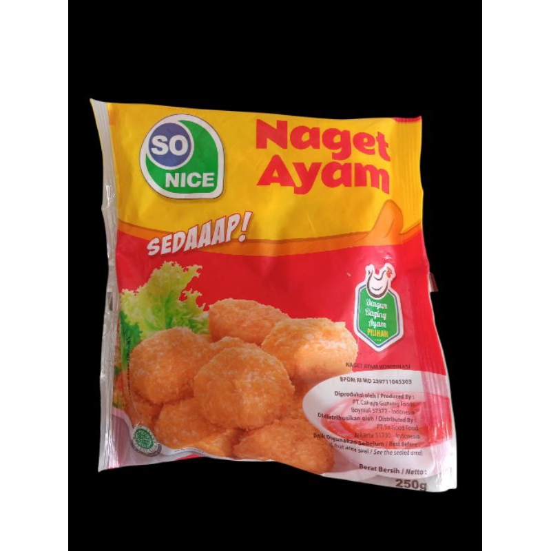 

SO NICE CHICKEN NUGGET 250gr