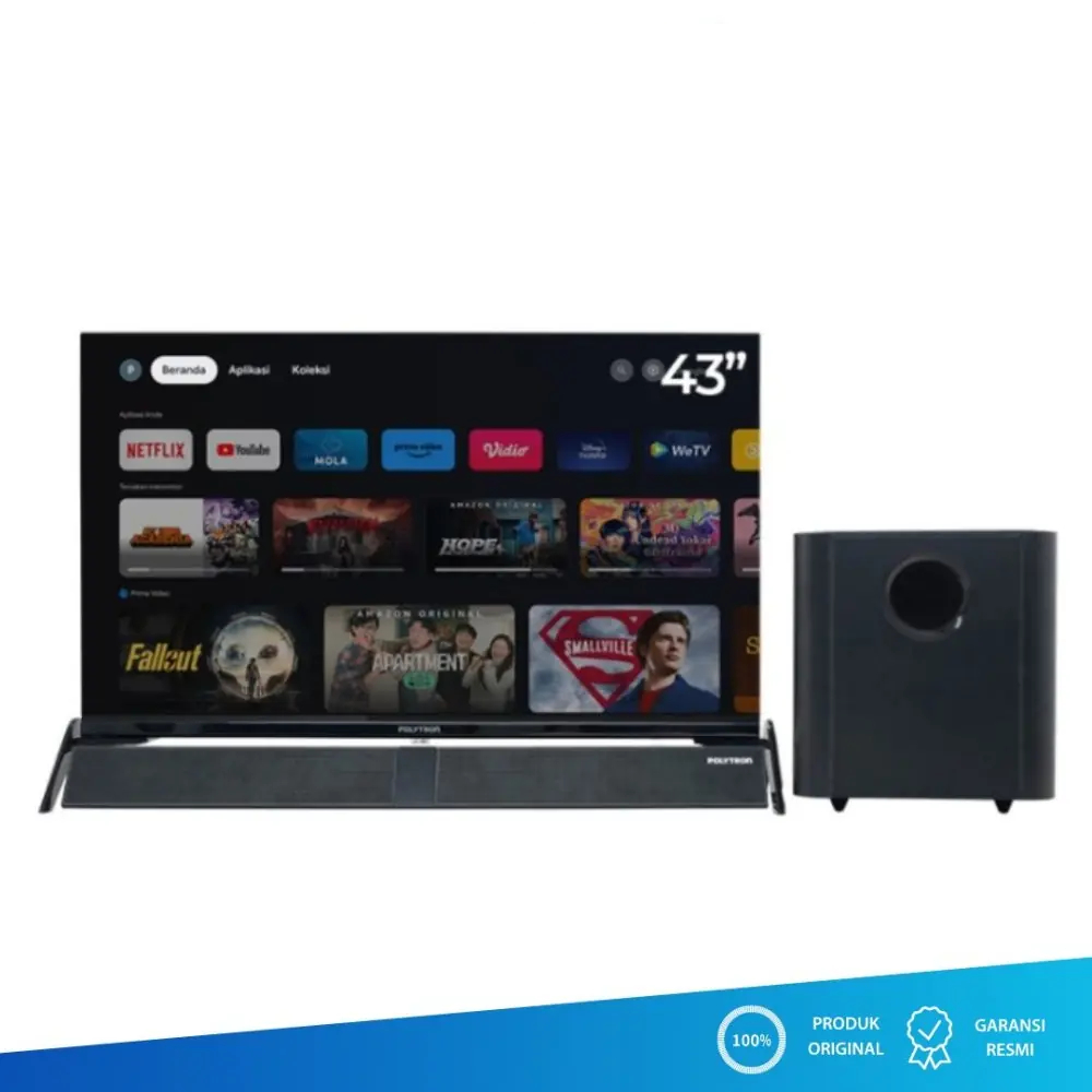 [PROMO]LED TV POLYTRON 43BG9058 ANDROID TV (43INCH) BANDAR LAMPUNG
